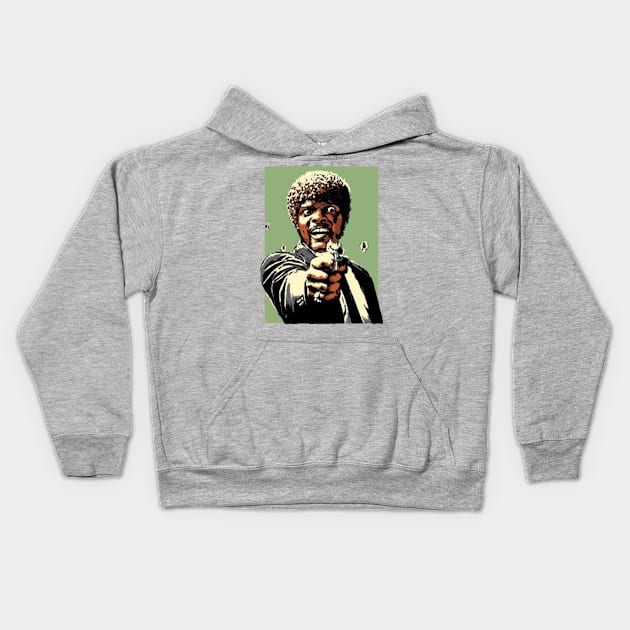 Pulp Fiction Kids Hoodie by timon1132